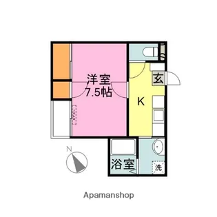 ノーブルハイムB棟【201号室】の間取り