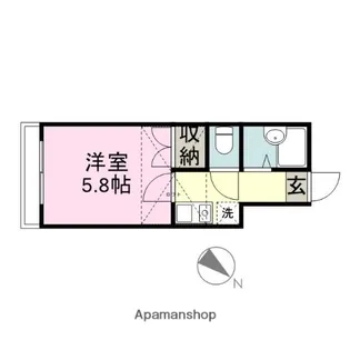 フェアモント【2階】の間取り