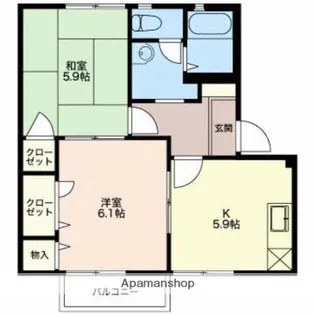 シャルマン【2階】の間取り