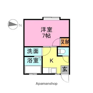 オリバーハイツ【5号号室】の間取り