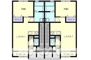 クレアール幸町【1階】の間取り