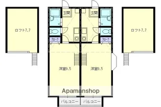 ピアハイムインター【2階】の間取り