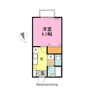 アペックス・イン堤【203号室】の間取り
