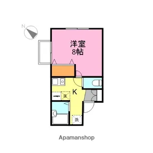 アペックス・イン堤【101号室】の間取り