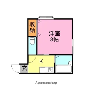 ファーストハイツ大島【2階】の間取り