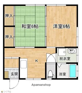 ベルハイム【202号室】の間取り