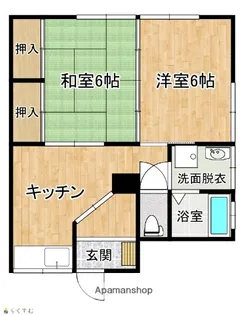 ベルハイム【1階】の間取り