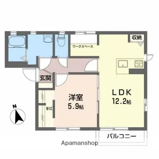 アネックス【1階】の間取り