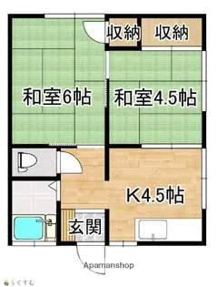 きさらぎ荘【32号室】の間取り