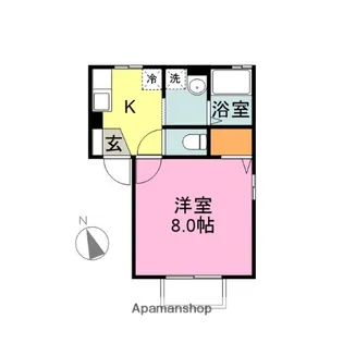 ココパトナ【102号室】の間取り