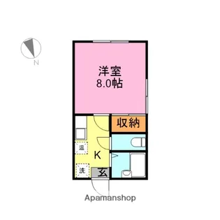 フジノキハイツ【1階】の間取り