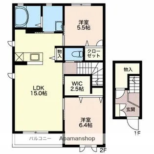 ショコラコート【2階】の間取り