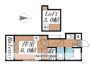 長岡第5レジデンス【203号室】の間取り