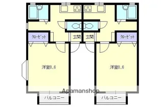 アークコート【2階】の間取り