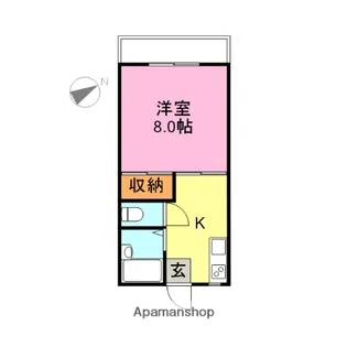 マイルド大山【103号室】の間取り