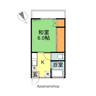 コーポ幸【202号室】の間取り