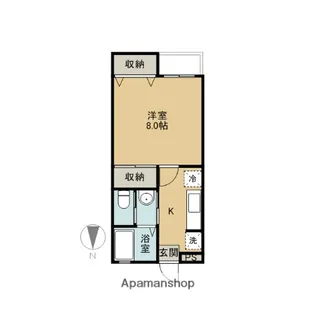 ブロッサム・ヴュー【2階】の間取り