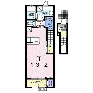 コンフォーティア【2階】の間取り