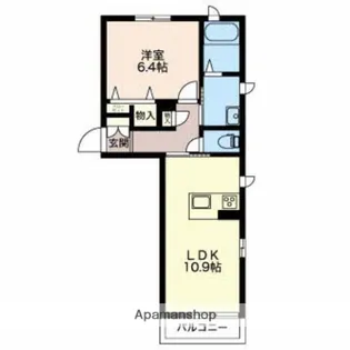 メイベリーン川崎【2階】の間取り