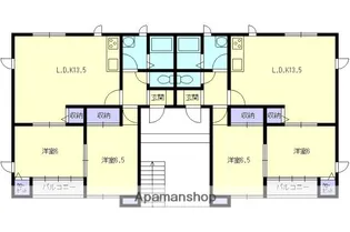 メゾン・アルルD【202号室】の間取り