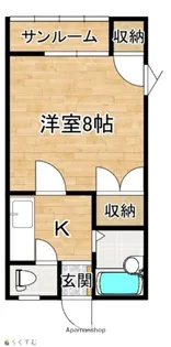 ムーストーン【2階】の間取り