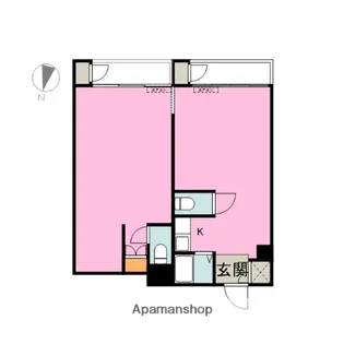 小林マンション【3-AB号室】の間取り