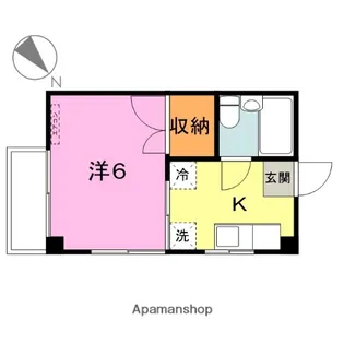 エクセル住吉【201号室】の間取り