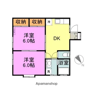ラフォーレ【2階】の間取り