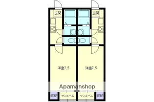 朗ハウスE【2階】の間取り