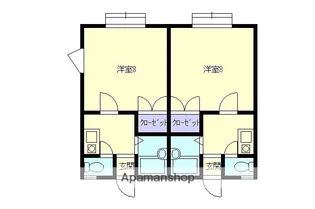 セイントヒルズ【1階】の間取り