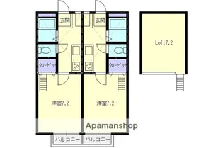 ハイム四季【1階】の間取り