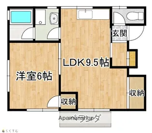 GATO(ガート)【2階】の間取り