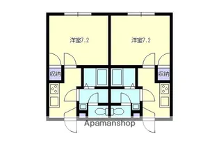 シェロファーム東宮内B【1階】の間取り