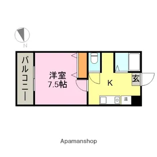 グレイス中島【3階】の間取り