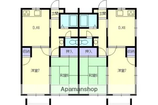 サンモール【2階】の間取り