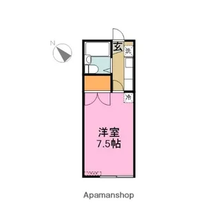 メゾン若草【2階】の間取り