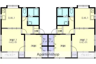 グランデール【2階】の間取り