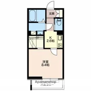 アリエス【2階】の間取り