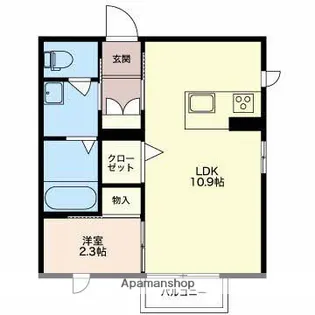 シャルムⅡ【1階】の間取り