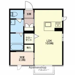 シャルムⅡ【2階】の間取り