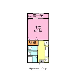 ザイオン【1階】の間取り