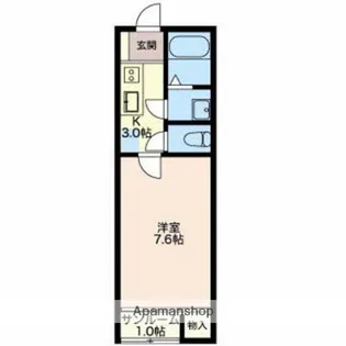 ハウス直【1階】の間取り