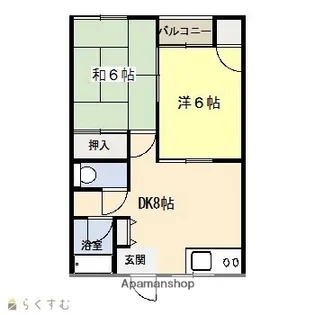 コーポ近央【2階】の間取り
