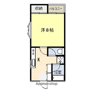 コーポ近央【105号室】の間取り
