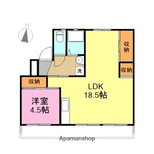 スカイクレスト2号棟【5階】の間取り