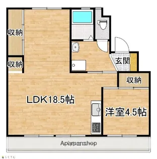 スカイクレスト1号棟【5階】の間取り