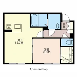 ソル レヴェンテ【1階】の間取り
