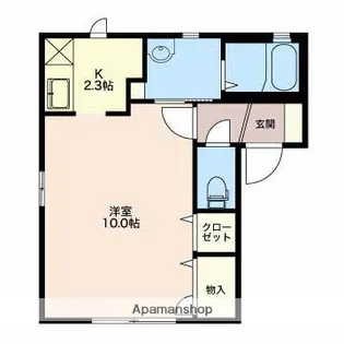 シェソワ【1階】の間取り