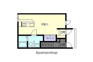 ノーブルA棟【1階】の間取り