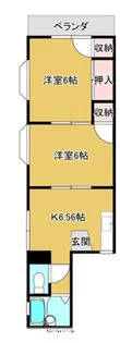 ロイヤルハイム藤【1階】の間取り